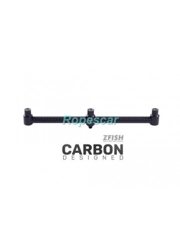 Buzz Bar Aluminiu cu design Carbon 3 posturi 30 cm. - Zfish